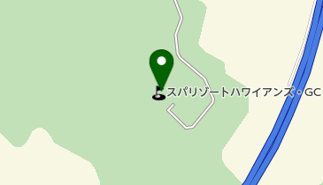 スパリゾートハワイアンズ・ゴルフコースの地図画像