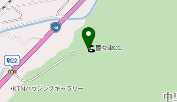 喜々津カントリー倶楽部の地図画像