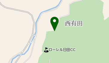 ローレル日田カントリークラブの地図画像
