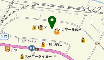 MUK(エムユーケー) イオンモール成田店の地図画像