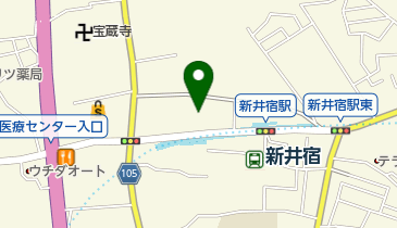 AEON STYLE(イオンスタイル)新井宿駅前の地図画像