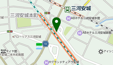 石松餃子 三河安城店の地図画像