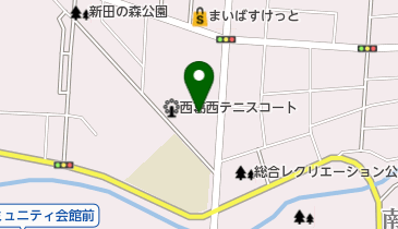 西葛西テニスコートの地図画像