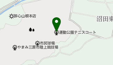 やまみテニス場の地図画像