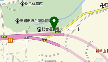 高知市総合運動場 スケートボード場の地図画像