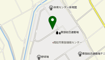 高知市東部総合運動場 投球練習場の地図画像