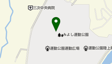 みよし運動公園 テニスコートの地図画像