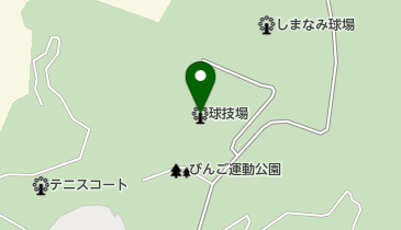 広島県立びんご運動公園 球技場の地図画像
