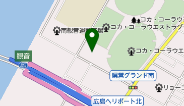 広島県総合グランド 運動場の地図画像