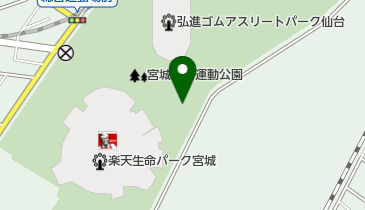 宮城野原公園総合運動場 相撲場(宮城相撲場)の地図画像