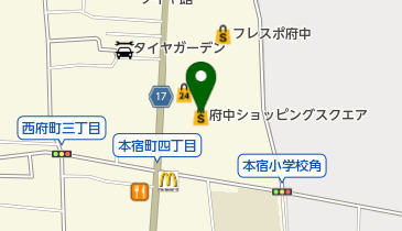 サミットストア 府中西原店の地図画像