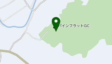 パインフラットゴルフクラブの地図画像