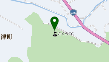 さくらカントリークラブの地図画像