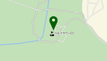 ベルフラワーカントリー倶楽部の地図画像