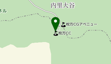 枚方カントリー倶楽部の地図画像