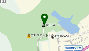 青山ゴルフクラブの地図画像