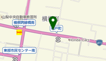 株式会社ヤマシタ 山梨営業所の地図画像