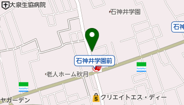 コインランドリー ピエロ 232号石神井台店の地図画像