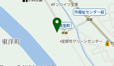 宝塚市クリーンセンターの地図画像