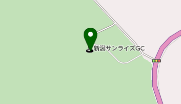 新潟サンライズゴルフコースの地図画像