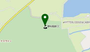 蓼科高原カントリークラブの地図画像