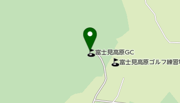 富士見高原ゴルフコースの地図画像