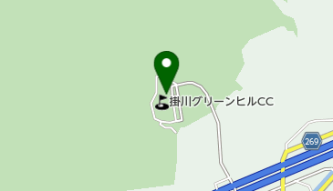掛川グリーンヒルカントリークラブの地図画像