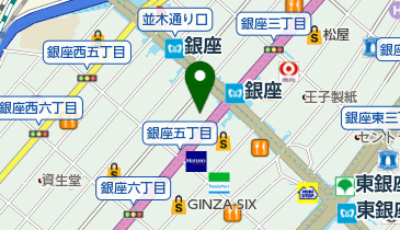 アールイズ・ウエディング リゾートウエディング相談カウンター 銀座店の地図画像