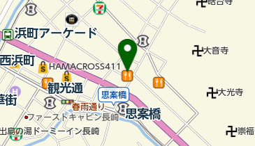 炭火焼肉たむら 長崎店の地図画像