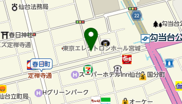 らら亭定禅寺通り店の地図画像