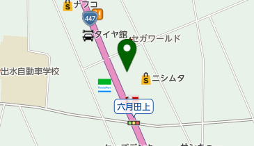 ニシムタ 出水店の地図画像