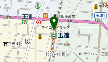 MOMI&TOY'S(モミアンドトイズ) JR玉造駅店の地図画像
