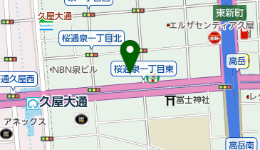 Ginger's Club IZUMI(ジンジャーズ クラブ イズミ)の地図画像