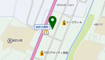 鶏笑 新座中野店の地図画像