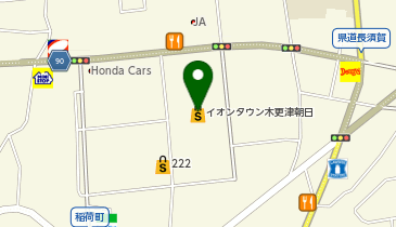 ヘアカラー専門店CASA COLOR(カーサカラー) イオンタウン木更津朝日店の地図画像