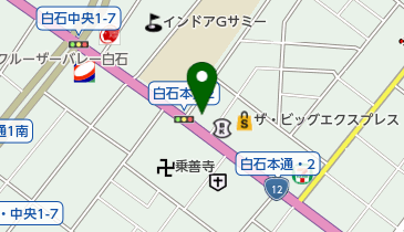 asian relaxation villa(アジアンリラクゼーションヴィラ) 白石本通店の地図画像