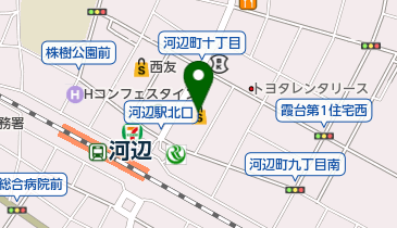 文明堂 イオンスタイル河辺店の地図画像