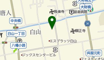 キャロルしらやま名店街店の地図画像