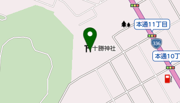 十勝神社の地図画像