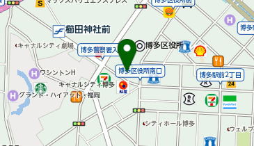 パンとエスプレッソと博多っとの地図画像