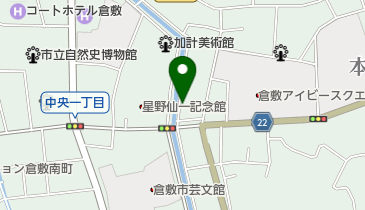womb brocante 倉敷美観地区店の地図画像