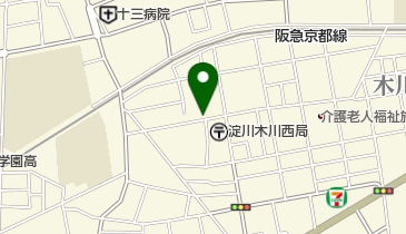 淀川・東淀川地区委員会の地図画像