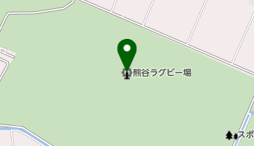 熊谷スポーツ文化公園ラグビー場の地図画像