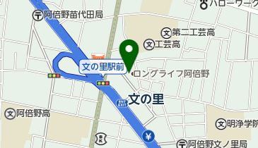 ロングライフ阿倍野の地図画像