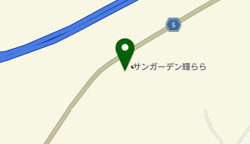 サンガーデン輝ららの地図画像