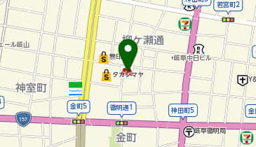 ぎふ葵劇場の地図画像