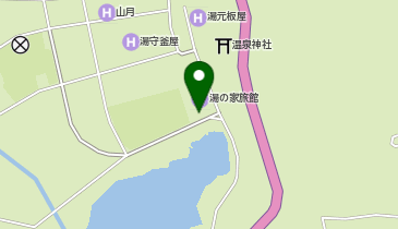 湯の湖釣り事務所の地図画像