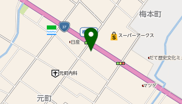 理容プラージュ 伊達店の地図画像