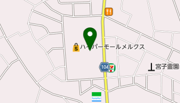 ペッツマックス 伊勢崎店の地図画像