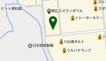 ライジング帯広の地図画像